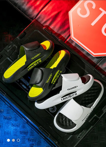 Tongs OligBeach pour hommes, pantoufles à enfiler, sandales chaudes, Zapatos zones bre, optique extérieure, chaussures à plateforme, mode