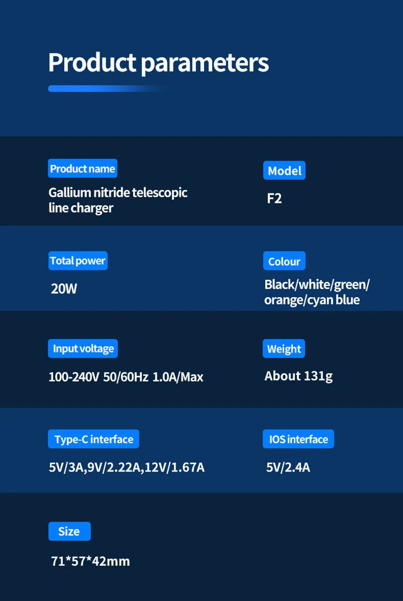 Xiaomi GAN 20W chargeur Ultra rapide Type C éclairage PD 3.0 charge de téléphone portable prise US/EU/UK pour iPhone Samsung Huawei Xiaomi