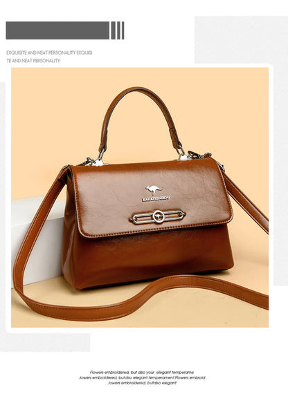 Sac à main rétro tendance pour femmes, portefeuille en cuir souple de haute qualité, petit sac carré, sacs à bandoulière de luxe célèbres