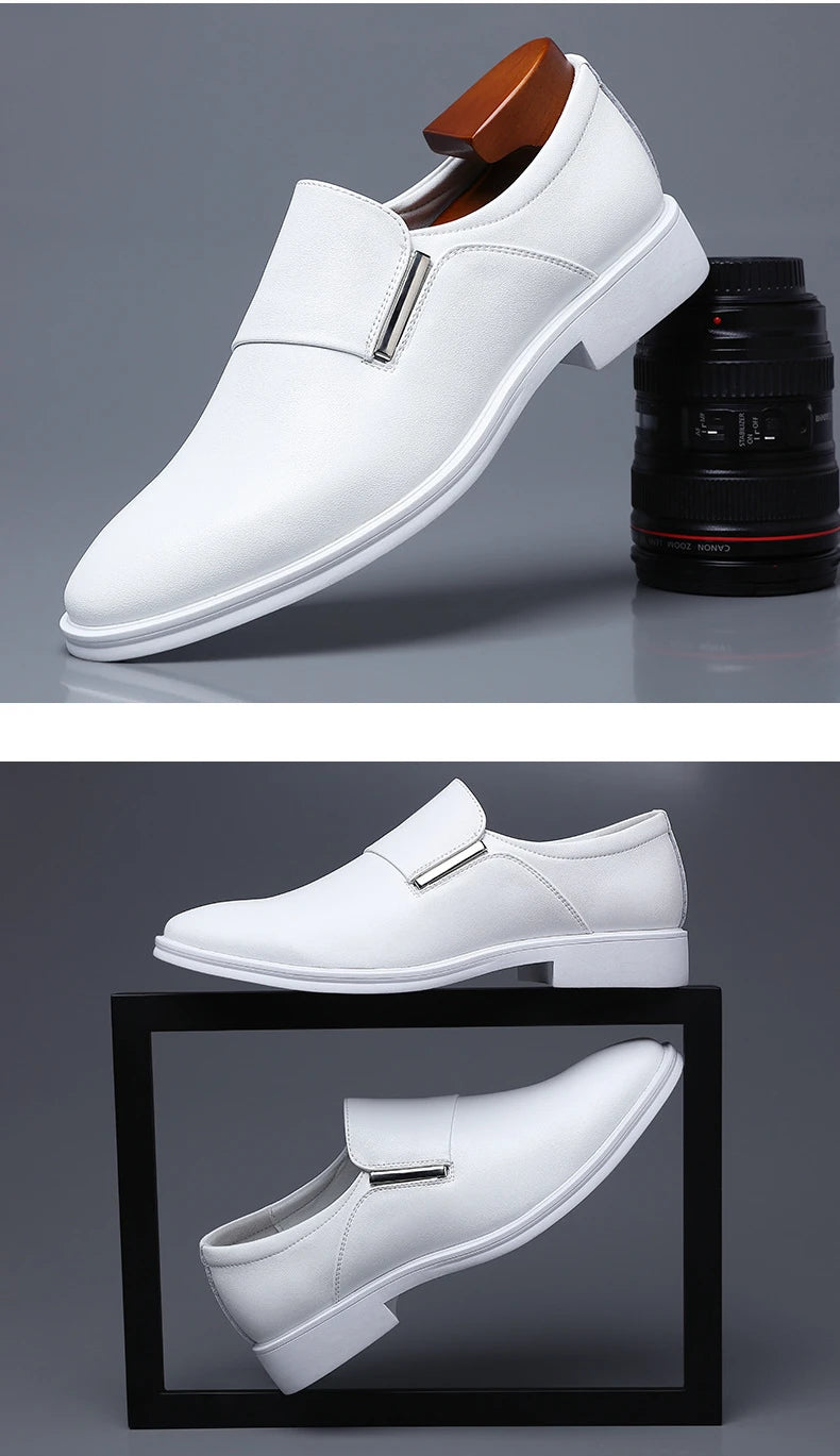 Nouvelle mode robe chaussures pour hommes bout pointu en cuir hommes décontracté formel mocassins affaires mariage Oxfords chaussures Zapatillas De Hombre