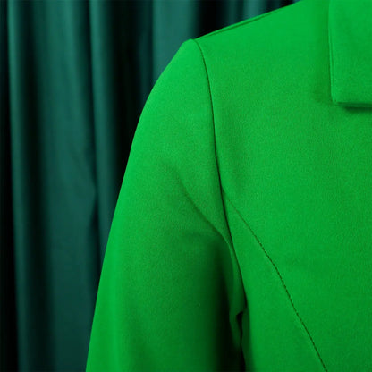 Robe plissée mi-longue à col de costume, taille haute, à la mode, nouvelle collection automne 2025