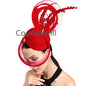Plume Derbr Fascinator chapeaux femmes Vintage église pilulier casquette bandeau dames élégant Cocktail Kentucky casque Fascinators