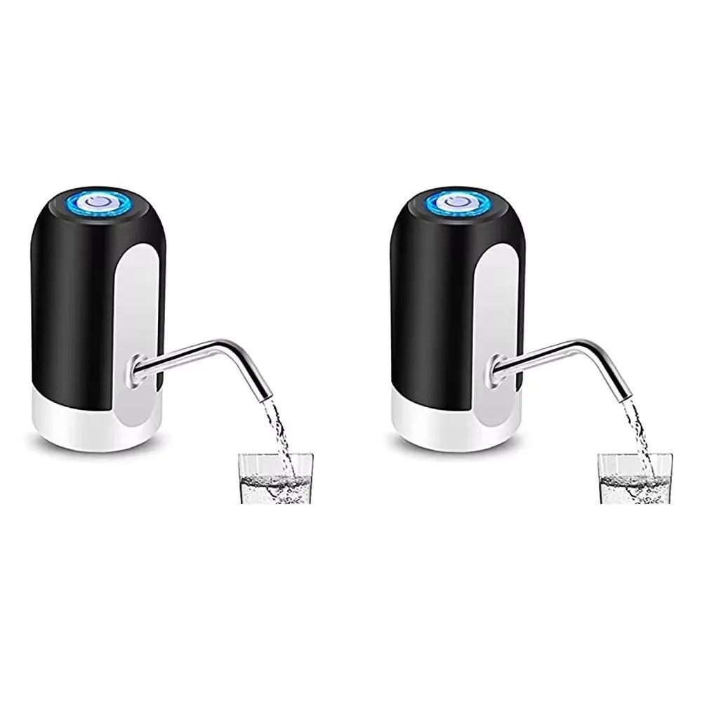Distributeur de bouteille d'eau à interrupteur automatique, chargement USB, distributeur de boisson en un clic, pompe à cliquetis, blanc, noir, 1 pièce