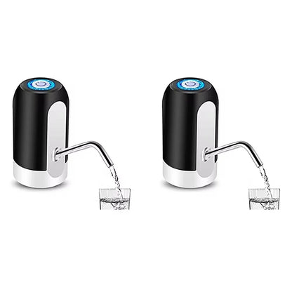 Distributeur de bouteille d'eau à interrupteur automatique, chargement USB, distributeur de boisson en un clic, pompe à cliquetis, blanc, noir, 1 pièce
