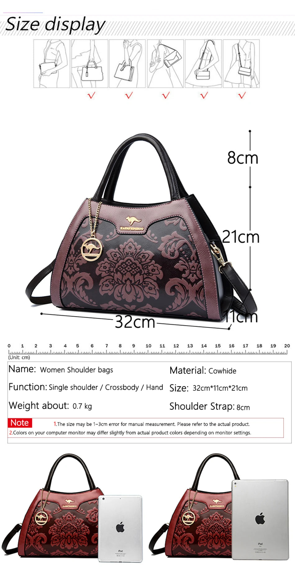 Sacs à main en cuir de vachette pour femmes, sac à bandoulière pour femmes, sac à main de créateurs de luxe, sacs initiés, marques célèbres, nouveau