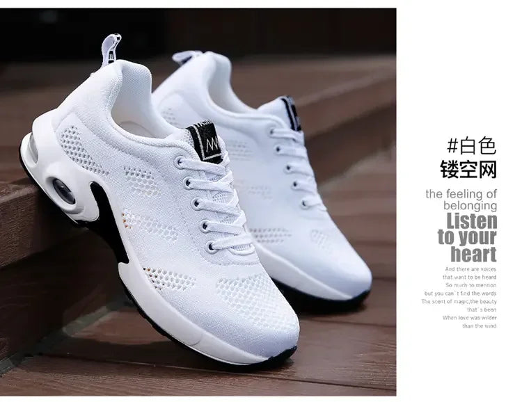 Femmes chaussures de course respirant maille extérieur léger chaussures de sport décontracté marche baskets Tenis Feminino Zapatos Mujer