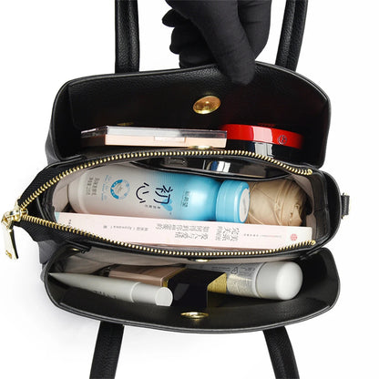 Sacs à bandoulière en cuir de grande capacité pour femmes, sacs à main de créateurs de marque, sacs à main de messager vintage, nouveau, 2024