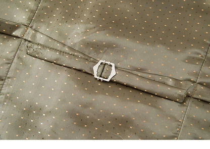 Costume vert 3 pièces pour hommes, veste de robe de soirée de mariage avec gilet et pantalon, ensembles Slim à la mode pour hommes, tissu Jacquard Beige, noir, bleu