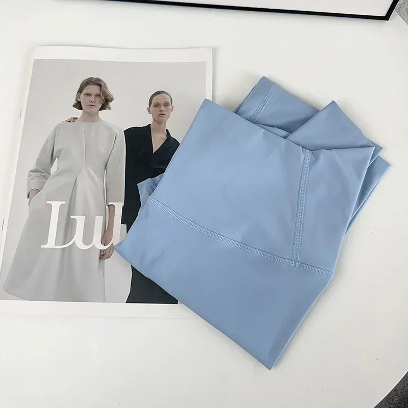 Offre spéciale Fitness femme Leggings pantalons de course sensation nue Leggings taille haute Push Up Sport femmes Fitness course Yoga pantalon