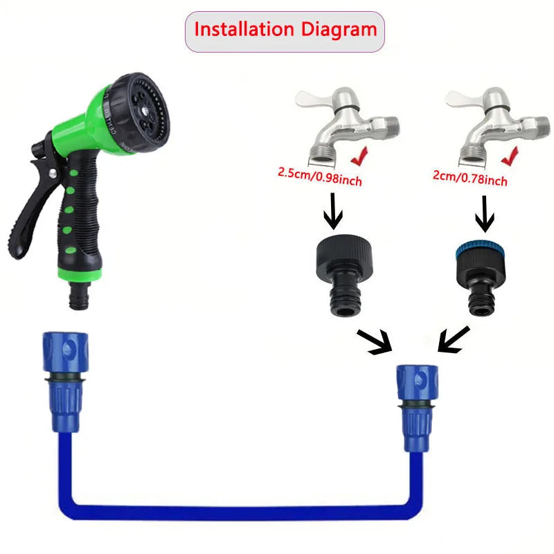 1 nouveau tuyau d'arrosage pour usage domestique ; Tuyau de jardinage