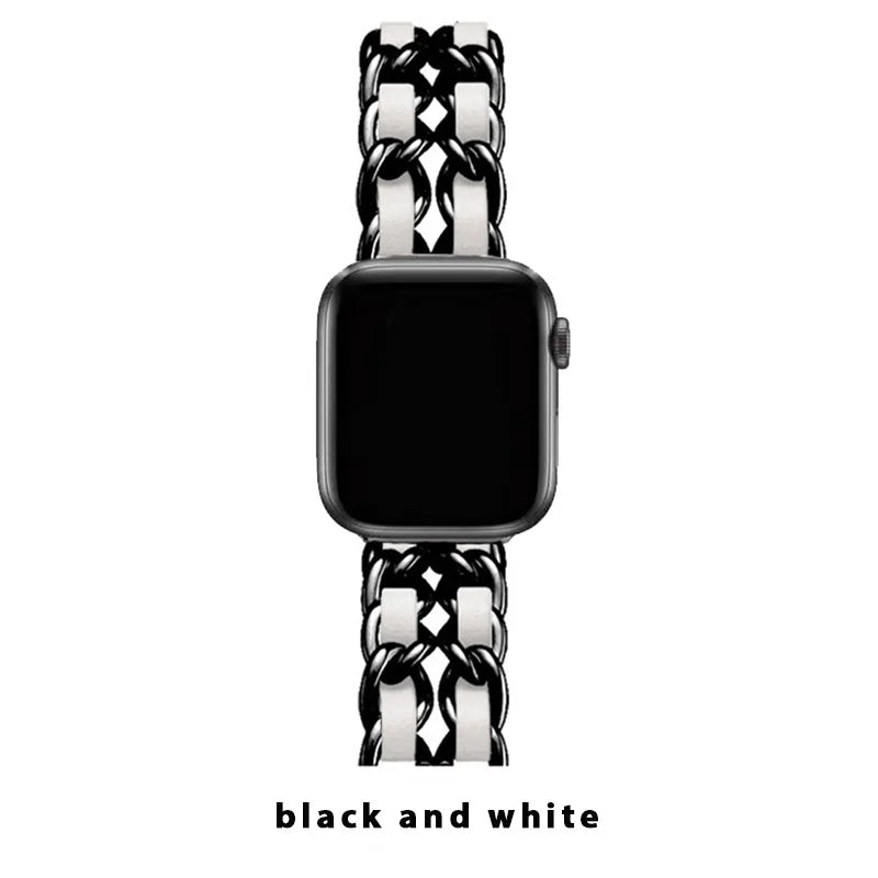 Bracelet en métal pour femmes, pour Apple Watch Band 10 9 8 Ultra 46mm 42mm 49mm 7 SE 6 5 41mm 45mm 44/40mm, Bracelet en acier doré pour dames