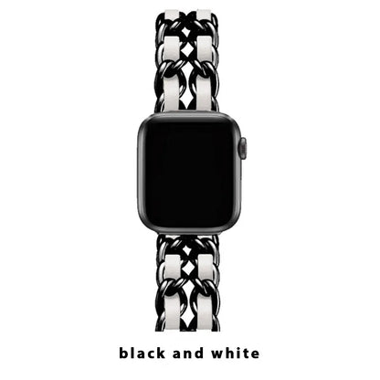 Bracelet en métal pour femmes, pour Apple Watch Band 10 9 8 Ultra 46mm 42mm 49mm 7 SE 6 5 41mm 45mm 44/40mm, Bracelet en acier doré pour dames
