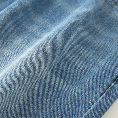 TRAF Baggy jean femme pantalon Bluey large Denim pantalon printemps été Streetwear petit ami Style pantalon taille haute pantalon 088