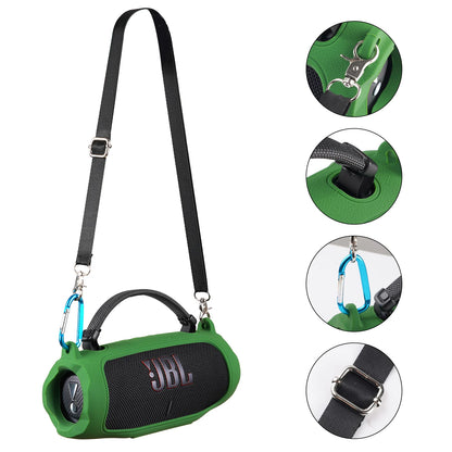 Étui de transport en Silicone pour haut-parleur Bluetooth Portable, housse de protection souple avec bandoulière pour haut-parleur JBL Charge 6