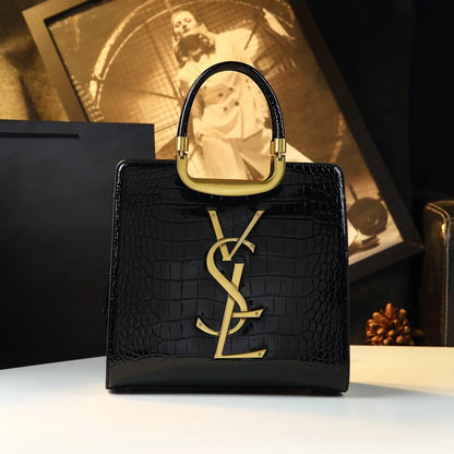 Sac à main de luxe léger de haute qualité, fourre-tout à la mode pour femmes, imprimé crocodile, sac à bandoulière simple, nouvelle collection automne et hiver 2024