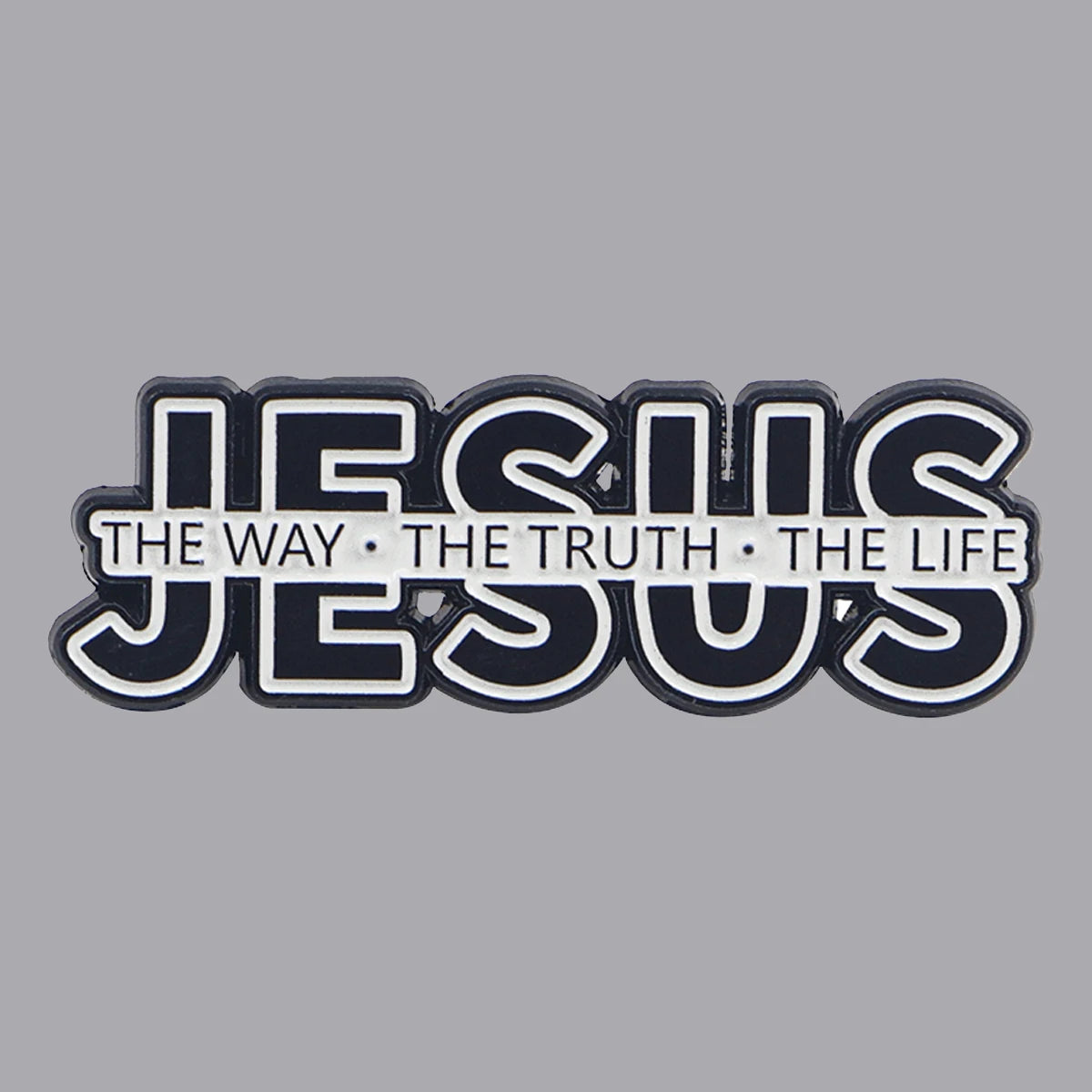 Broche en émail chrétien JESUS Way Truth Life, broches à revers, Badge sur sac à dos, accessoires pour vêtements, bijoux à la mode, cadeaux