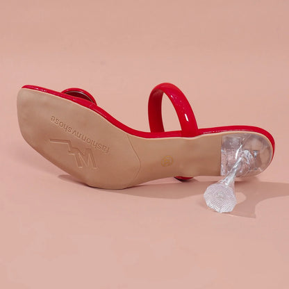 Sandales à Talons Hauts et Bande Étroite pour Femme, Chaussures de ix, Nouvelle Collection