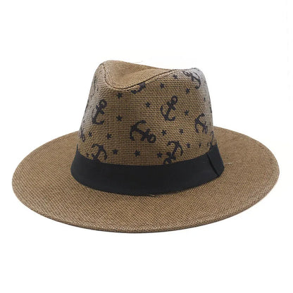Nouveau chapeau Panama mode d'été Simple hommes et femmes à large bord femme Jazz haut-de-forme classique Gentleman chapeau de soleil hatsombrero hombre
