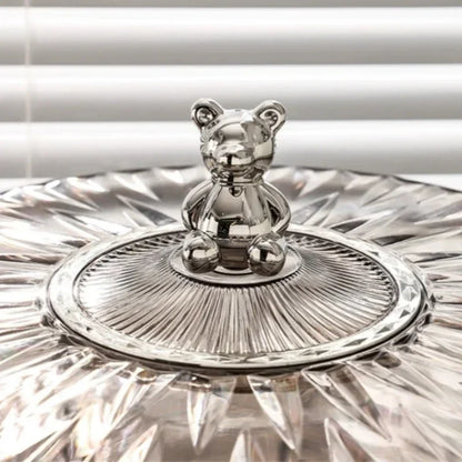 Boîte à snacks transparente multicouche, anti-poussière, acrylique, fruits secs, boîte de rangement pour bonbons et noix, salon moderne, conteneur solaire