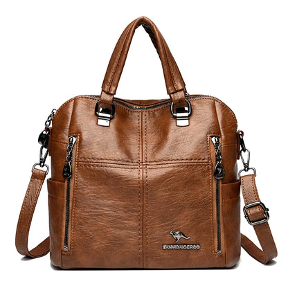 2025 poches multiples sacs à Main en cuir souple pour femmes sacs à Main de luxe femmes sacs concepteur épaule sacs à bandoulière Sac A Main