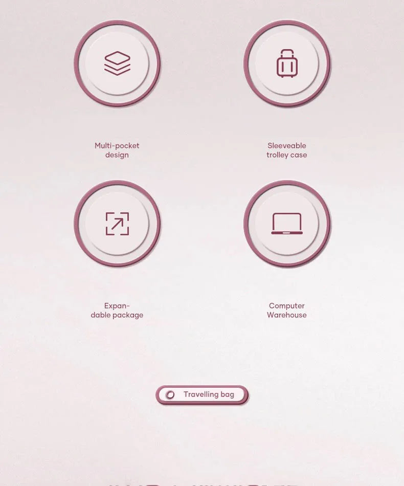 Sac à dos violet clair de grande capacité pour femmes avec séparation sèche et humide, sac d'ordinateur de transport, multifonctionnel étanche l