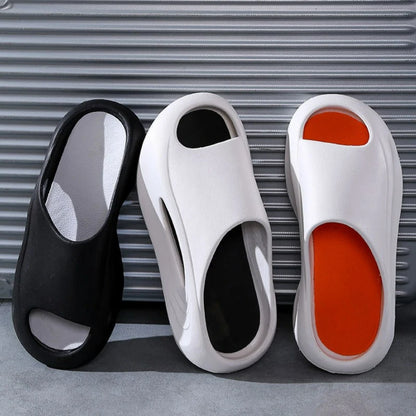 Pantoufles pour hommes pantoufles à fond souple été mode maison pantoufles EVA tongs sandales de plage décontractées plate-forme extérieure hommes chaussures