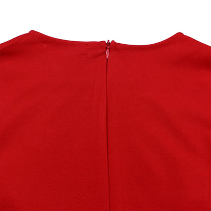 Robe Africaine Élégante à Manches 2025 et Col Rond pour Femme Tenue de Bureau à la Mode, Vêtements Africains, Été, 3/4