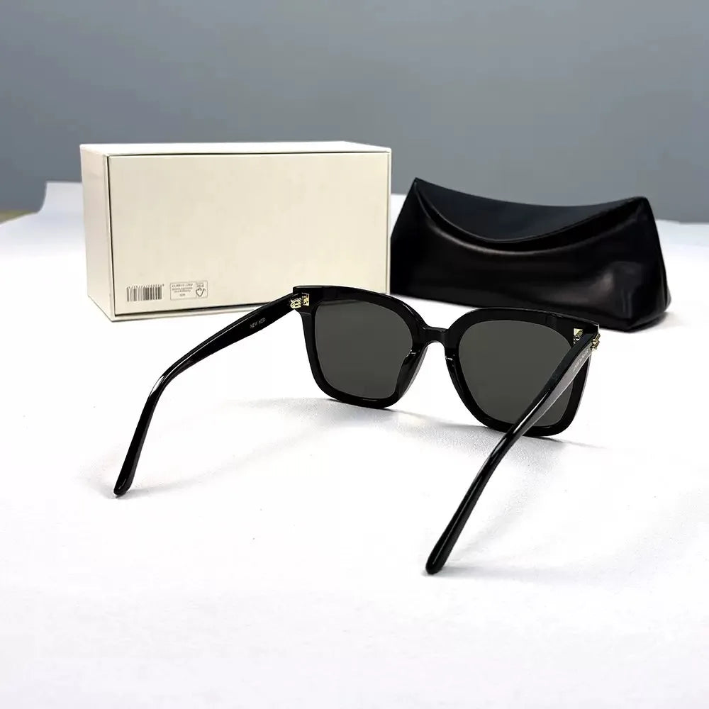 GM nouveau HER 2025 nouveau GM Style carré lunettes de soleil surdimensionné UV400 Protection cadre flatteur unisexe lunettes de soleil pour hommes femmes