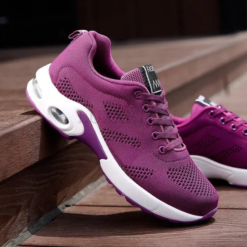 Femmes chaussures de course respirant maille extérieur léger chaussures de sport décontracté marche baskets Tenis Feminino Zapatos Mujer