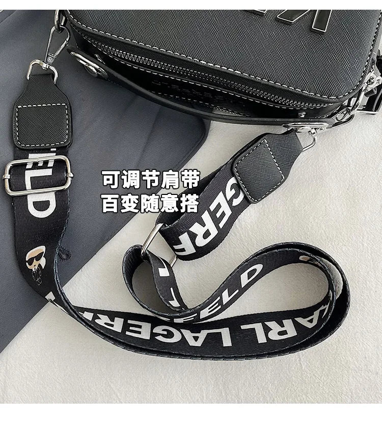 ‌ Sac messager tendance pour femmes, sac à bandoulière Simple, Texture haute sensibilité, Niche polyvalente pour appareil photo, 2025