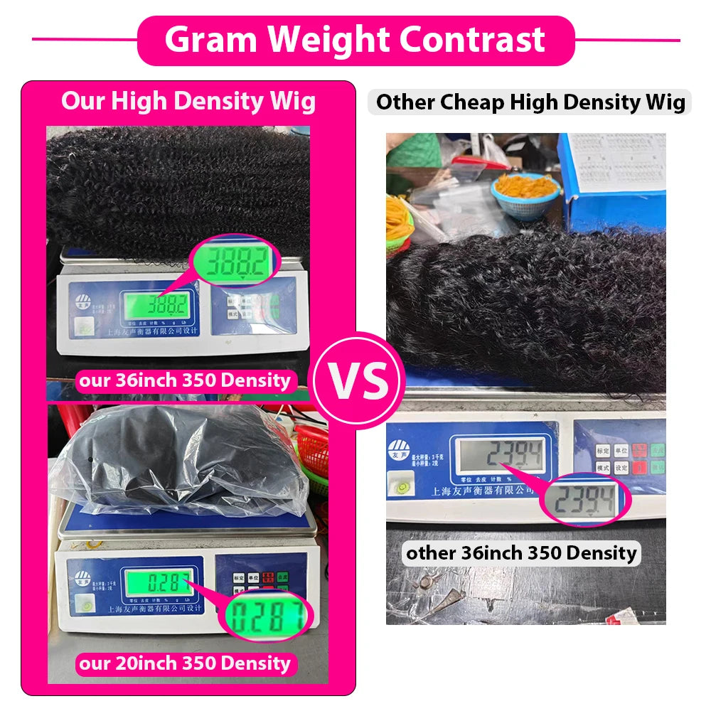 450 densité sans colle perruque cheveux humains Afro crépus bouclés 13 × 6 HD dentelle frontale perruque 360 HD Transparent dentelle perruque cheveux humains porter et aller