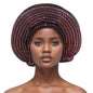 Casquette Turban plissée pour femmes africaines déjà fabriquées Auto Gele femme bandeau Nigeria dame chapeaux chapeau fête de mariage chapeaux