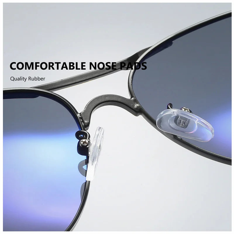 AOWEAR hommes Aviation lunettes de soleil hommes miroir polarisé lunettes de soleil pour homme HD conduite pilote lunettes de soleil lunettes de soleil homme