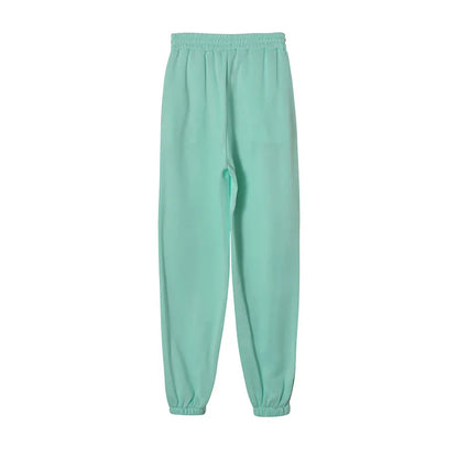 Survêtement d'hiver pour femmes, ensemble deux pièces, sweat à capuche surdimensionné, pantalon de survêtement, couleur unie, vêtements de sport | Ensemble pantalon sweat-shirt décontracté