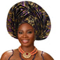 Casquette Turban plissée à paillettes pour femmes, enveloppe de tête pour dame, foulard musulman, chapeau, couvre-chef africain, 2025