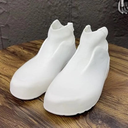 Hommes printemps mode extérieur chaussures de marche respirant confortable loisirs bout rond couleur unie sans lacet hommes chaussures en tissu décontracté