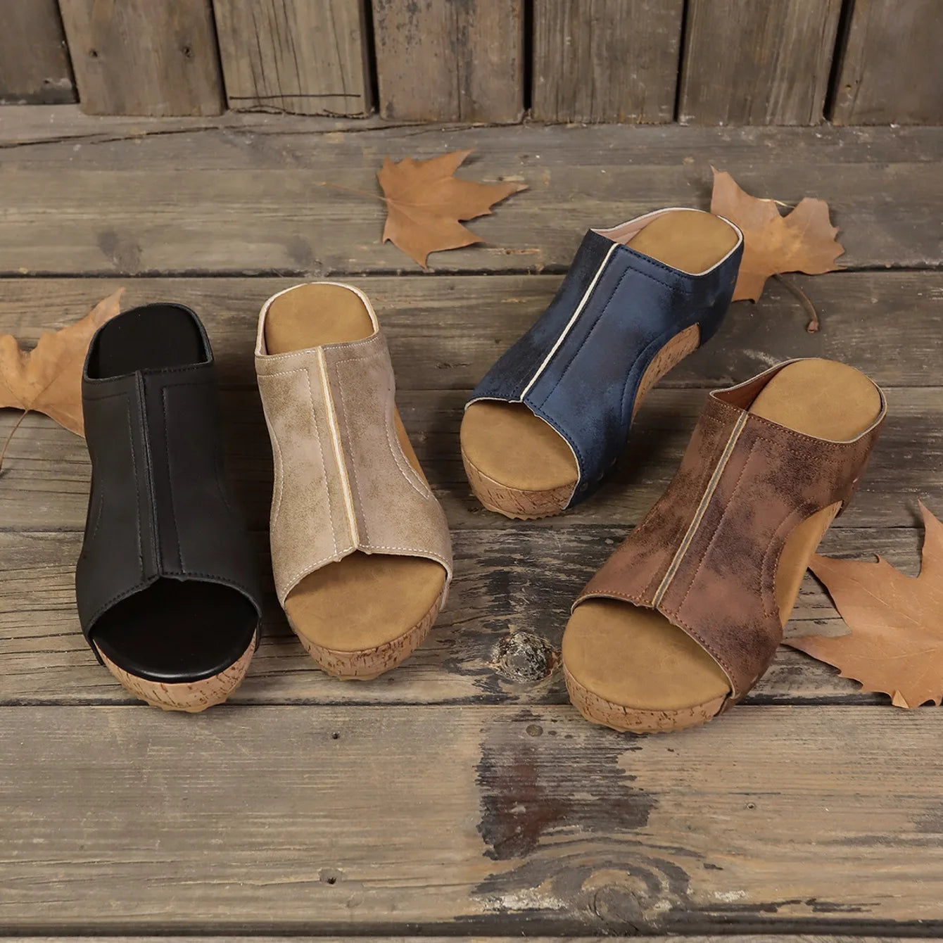 Pantoufles de plage pour femmes, confortables, peu profondes, décontractées, pour l'extérieur, nouvelle mode d'été, sandales à l'offre elles compensées de styliste, 2024