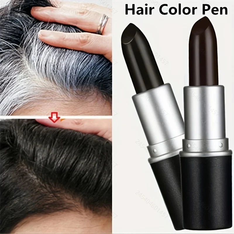 Stylo de couleur pour cheveux, 1 pièce, nouvelle teinture temporaire rapide pour couvrir le blanc