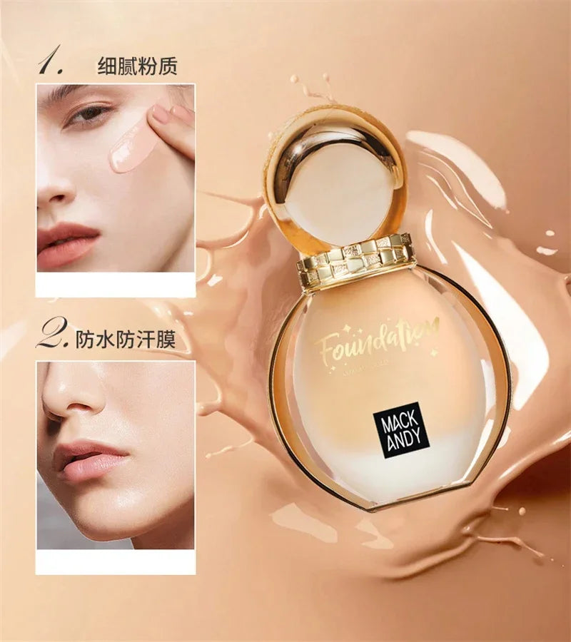 Fond de teint liquide à couverture complète pour le visage, maquillage imperméable, longue durée, correcteur facial, crème blanchissante BB, cosmétiques coréens, 40ml