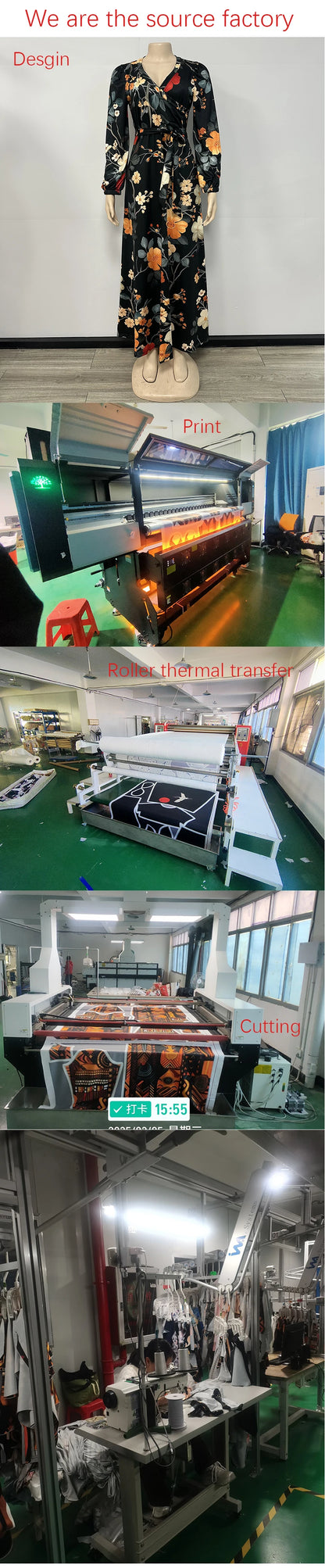 Robe en jean imprimé rétro, manches longues, coupe cintrée, élégante, décontractée, fente, col à une épaule