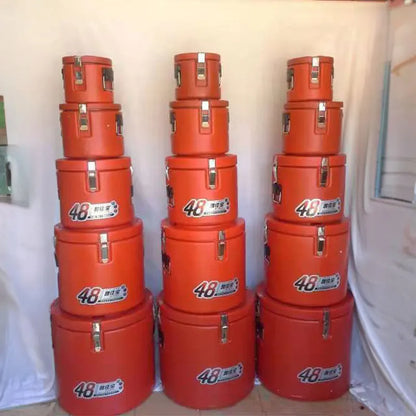 Boîte à lunch isolée pour aliments, restaurant en libre-service, grande capacité, récipient de stockage des aliments, ensemble E27, 4-7-15-30-60L, 5 pièces