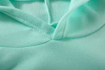 Survêtement d'hiver pour femmes, ensemble deux pièces, sweat à capuche surdimensionné, pantalon de survêtement, couleur unie, vêtements de sport | Ensemble pantalon sweat-shirt décontracté