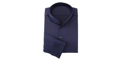 Chemise Française à Manches sulfpour Homme, Coupe Cintrée, Style Business Elite, pour Mariage, Printemps et Automne, 2024