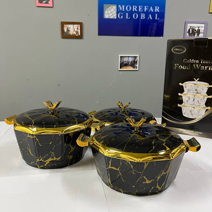 Boîte à lunch isolée avec poignée, rue du Ramadan, rassemblement de famille, chauffe-aliments de grande capacité, 3 pièces/ensemble, 2/2 L, 5 L