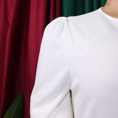 FairyShely-Robe longue à manches courtes pour femmes, grande taille, col rond, grandes robes pour dames, robe de soirée serrée, robe curvy, monochromatique, été, 2025