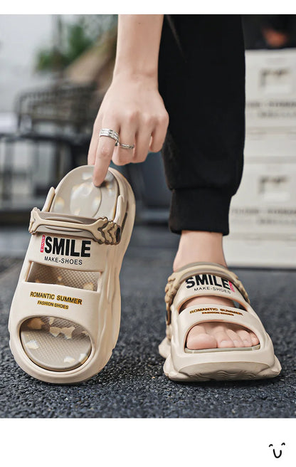 Chaussons pour hommes EVA femmes sandales chaussures à plate-forme confortables antidérapant doux hommes chaussures De plage été Sandalias De Mujer Verano 2025