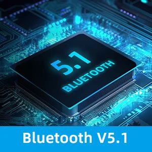 Écouteurs Bluetooth à Conduction d'air à oreille ouverte eppfun, microphone à flèche aptX-LL et bouton de sourdine, pour la conduite, les appels téléphoniques, le bureau