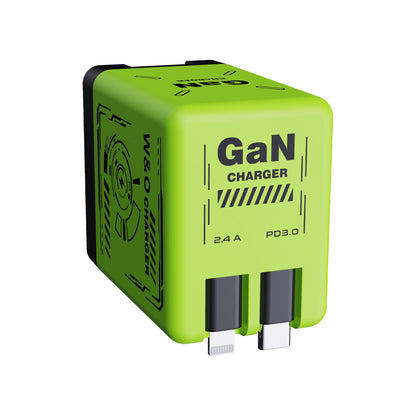 W&O GaN Câble de charge rapide 20 W Type C et câble en silicone liquide Lightning pour iPhone 14 15 Pro Max Xiaomi Realme Redmi ﻿