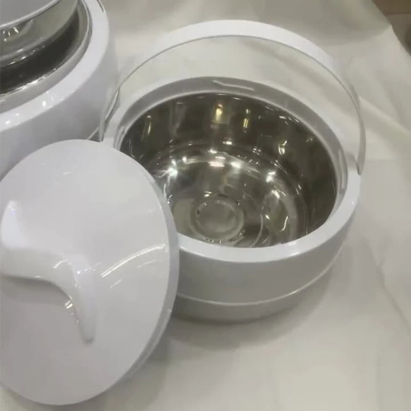 Conteneur de stockage des aliments, boîte à déjeuner Bento en plastique, Thermos pour aliments chauds, boîte de conservation des aliments, accessoires de cuisine 4 pièces