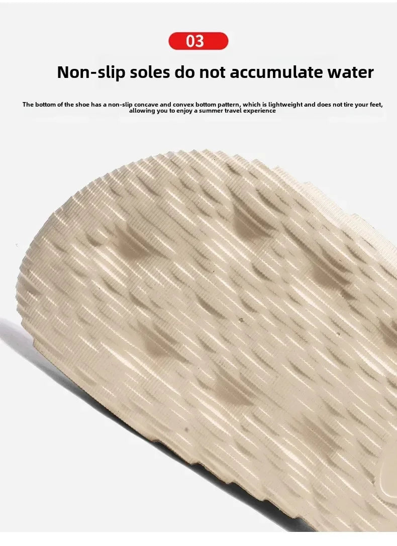 Pantoufles d'été de grande taille pour hommes, pantoufles de Style coréen à la mode avec semelle épaisse, pantoufles de Couple polyvalentes en PVC, nouvelle collection